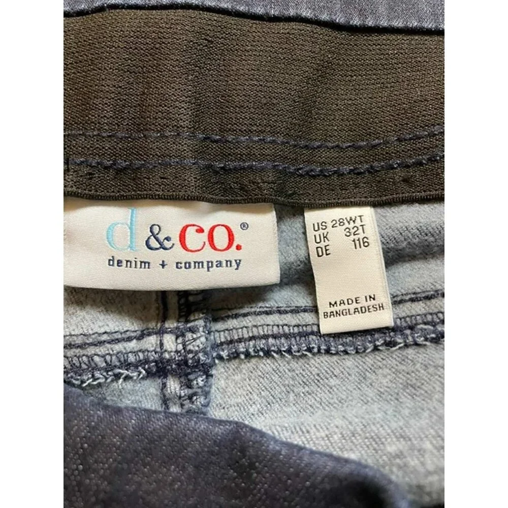 Denim & Co. Cozy Touch Denim Regular Pull On Jeggings 28 TALL (866) - Picture 3 of 6